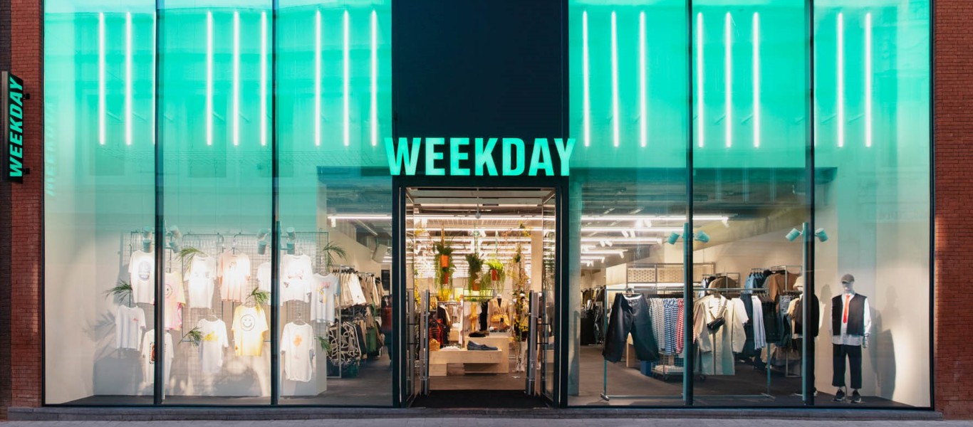 Weekday Store in the city centre of Sheffield